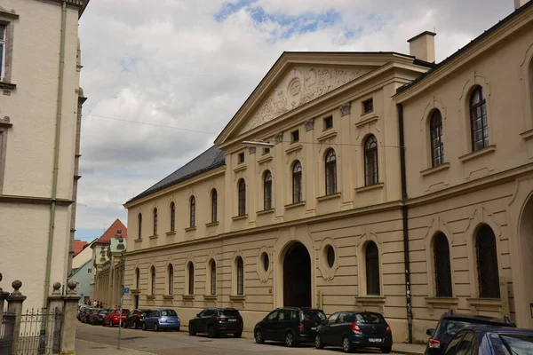 Regensburg Baviera Alemania 2021 Vista Con Edificios Históricos Ciudad Ratisbona —  Fotos de Stock