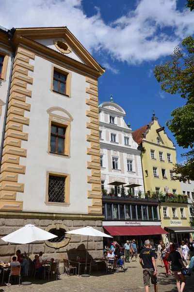 Ratisbona Baviera Alemania 2021 Atractivos Edificios Históricos Ciudad Ratisbona Baviera —  Fotos de Stock