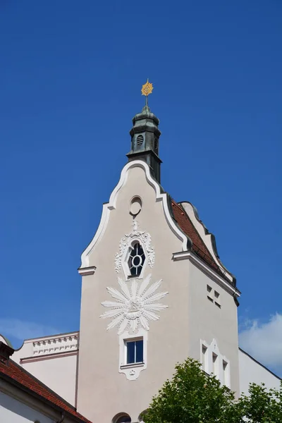 Regensburg Bavyera Almanya 2021 Almanya Nın Bavyera Kentindeki Tarihi Binalar — Stok fotoğraf