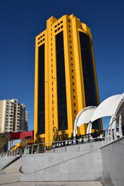 modern buildings in Astana (Nur-Sultan), Kazakhstan