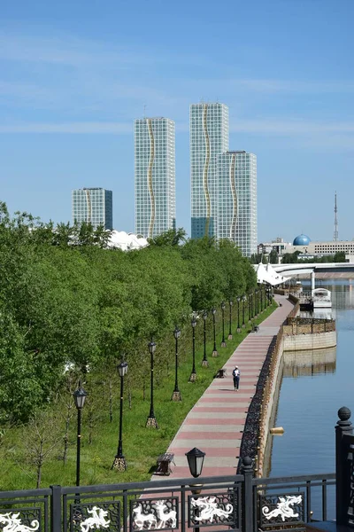 Modern Buildings Astana Nur Sultan Kazakhstan — Stok fotoğraf