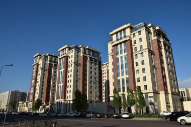 Modern buildings in Astana (Nur-Sultan), Kazakhstan