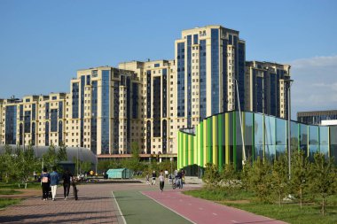 Astana 'daki modern binalar (Nur-Sultan), Kazakistan