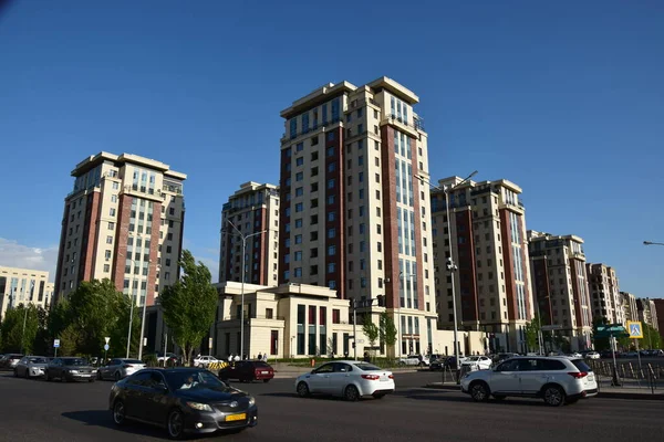 Edificios Modernos Astana Nur Sultan Kazajstán — Foto de Stock