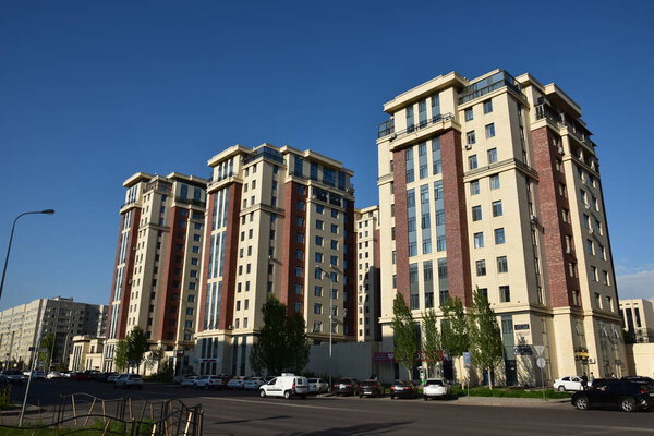 Modern buildings in Astana (Nur-Sultan), Kazakhstan