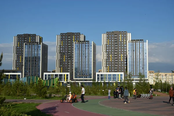 Modern Buildings Astana Nur Sultan Kazakhstan — Stock fotografie
