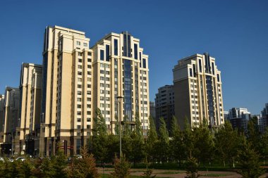 Astana 'daki modern binalar (Nur-Sultan), Kazakistan