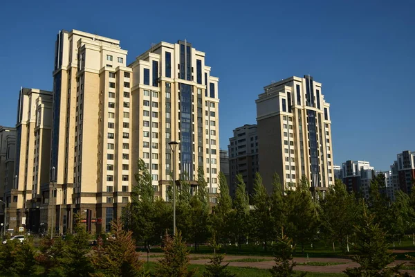 Moderní Budovy Astaně Nur Sultán Kazachstán — Stock fotografie