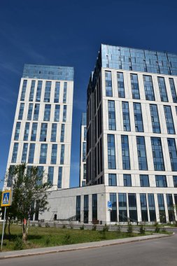 Asrana 'daki modern binalar (Nur-Sultan), Kazakistan