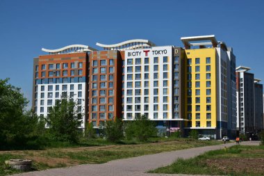 Asrana 'daki modern binalar (Nur-Sultan), Kazakistan