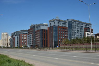 Asrana 'daki modern binalar (Nur-Sultan), Kazakistan