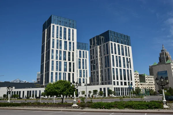 Asrana Daki Modern Binalar Nur Sultan Kazakistan — Stok fotoğraf