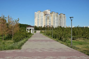 Asrana 'daki modern binalar (Nur-Sultan), Kazakistan