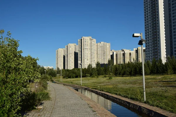 Modern Buildings Asrana Nur Sultan Kazakhstan — Fotografia de Stock