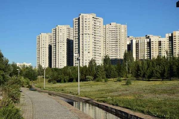 Modern Buildings Asrana Nur Sultan Kazakhstan — 图库照片