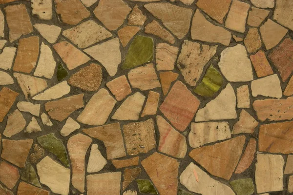Stone Wall Texture Natural Background Mosaic — Stockfoto