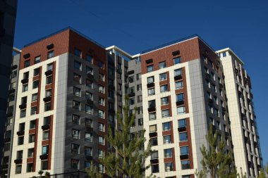 Astana (Nur-Sultan), Kazakistan 'ın başkenti Astana' daki modern binalar (Nur-Sultan)