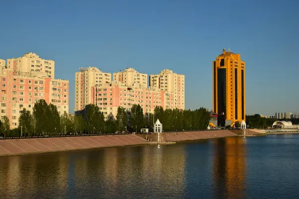 Astana Nur Sultan Kazachstan Moderne Gebouwen Astana Nur Sultan Hoofdstad — Stockfoto