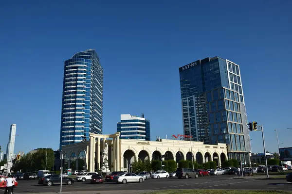 Astana Nur Sultan Kazakhstan Modern Buildings Astana Nur Sultan Capital — Stock Photo, Image