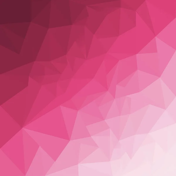 Fondo geométrico rosa abstracto. Fondo polígono. Fondo de poli baja. —  Fotos de Stock