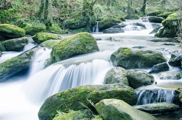 Schöner Wasserfall Stockbild