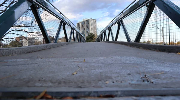 Ponte Pedonal Sobre Lake Shore Boulevard Toronto Canadá — Fotografia de Stock