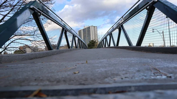 Ponte Pedonal Sobre Lake Shore Boulevard Toronto Canadá — Fotografia de Stock