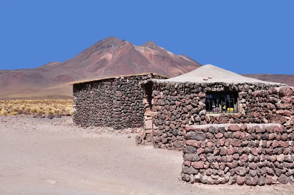 Casas no deserto de Atacama . — Fotografia de Stock