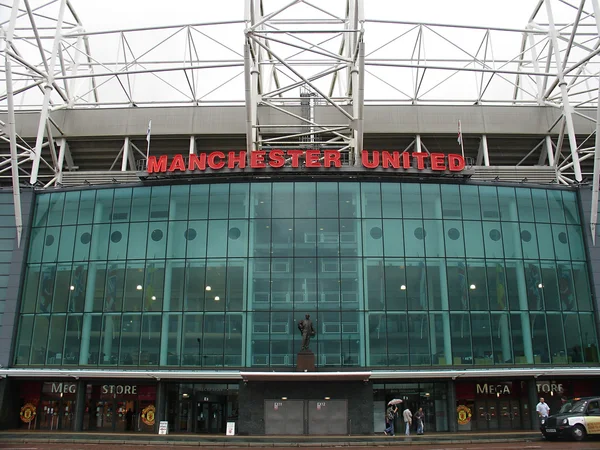 Homlokzat Old Trafford Manchester Club Labdarúgó Stadion Szeptember 2007 Manchester — Stock Fotó