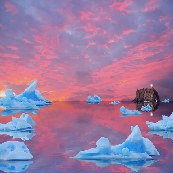 Icebergs. — Foto de Stock