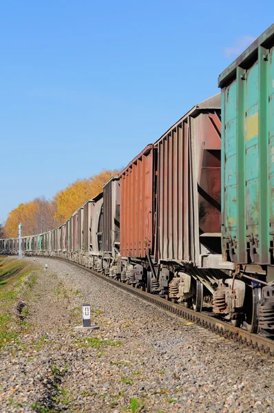 Güterzug. — Stockfoto