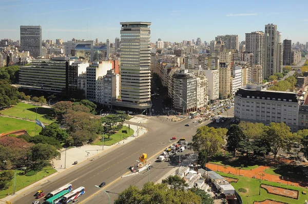 Vista da região da Recoleta de Buenos Aires . — Fotografia de Stock