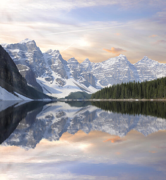 Moraine lake.