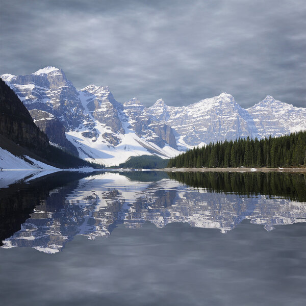 Moraine lake.