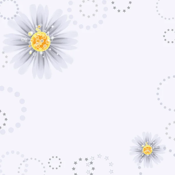 Daisy flowers. — Stock Vector