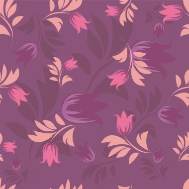 Dikişsiz çiçek desenleri.