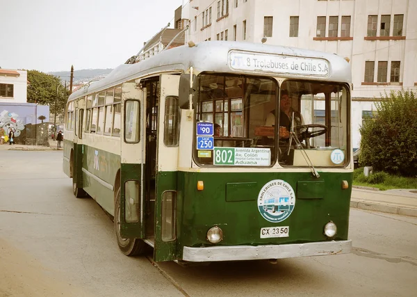 Oude trolleybus. — Stockfoto