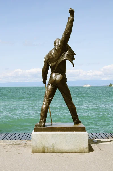 Estátua de Freddie Mercury . — Fotografia de Stock