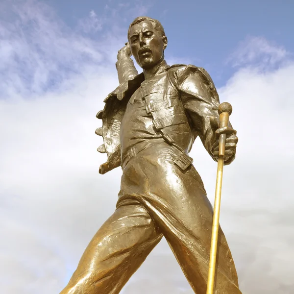Freddie Mercury statue. — Stock Photo, Image