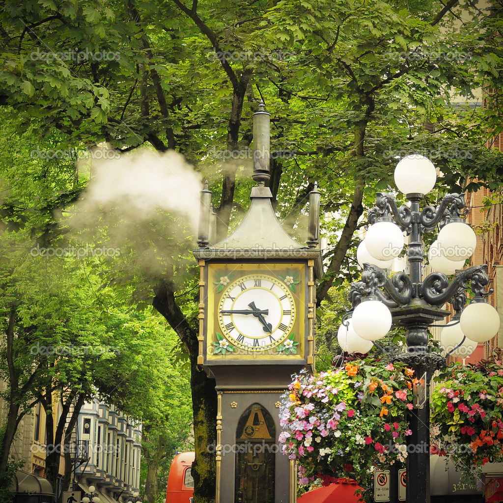 Historical steam clock. Stock Photo by ©Serjio74b 47487341