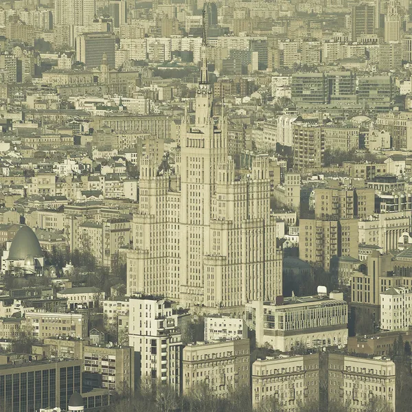 En av de centrala Moskva regionerna i vintage stil. — Stockfoto