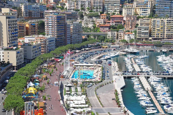 Monaco July 2012 Rich Yachts Quay — Stock Photo, Image