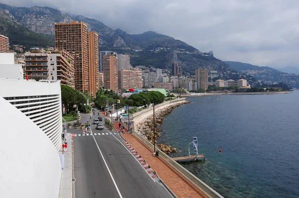 Road Bay Day Time Monaco — Stock Photo, Image