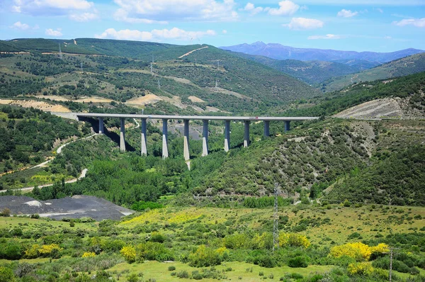 Mountain Valley Summer Time Central Spain — Stock Photo, Image