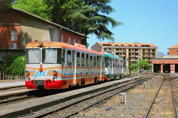 Randazzo Italia Mayo 2012 Estación Del Círculo Ferroviario Alrededor Del —  Fotos de Stock