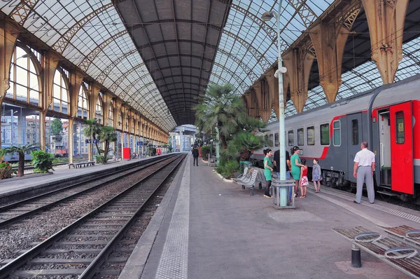 Nice France May 2012 Interior Railway Station — Stock Photo, Image