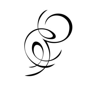 Bukleli dekoratif soyut süs. grafik dekor