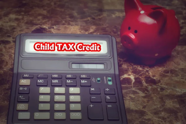 Koncepcja Ulgi Podatkowej Dla Dzieci Koncepcja Finansowa — Zdjęcie stockowe