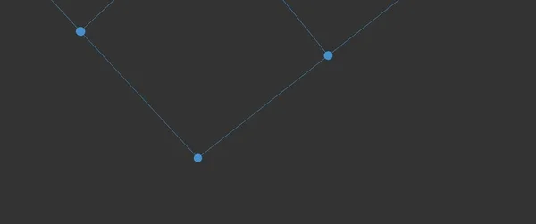 Modèle Abstrait Formes Lignes Sur Fond Gris Décentralisation Blockchain Rendu — Photo