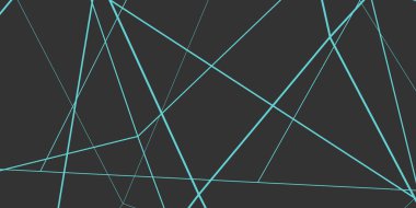 Gri arkaplan üzerindeki renkli çizgilerin soyut çizimi.